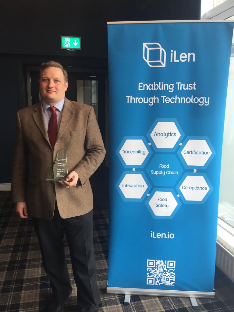 ilen_io's tweet photo. Well done @johannes_cork #BestContributor on the 2018 International Security Accelerator thanks @CorkBIC @AltadaSolutions @ParrotScribe @guardyoo https://t.co/flKL0ywg6Q