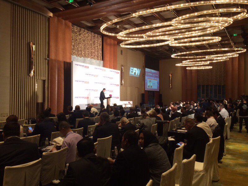 ACLAirshop's tweet photo. There is a very large crowd of industry leaders at the opening session of Cargo Facts Asia! @ACLAirshop is proud to be one of the corporate sponsors. #CFASIA18 https://t.co/bWW1eZxm0x