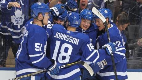 CBCToronto's tweet photo. Leafs give Toronto an emotional win, force Game 7 with Bruins https://t.co/iAmoe6tnou https://t.co/yJkjQOQ8ch