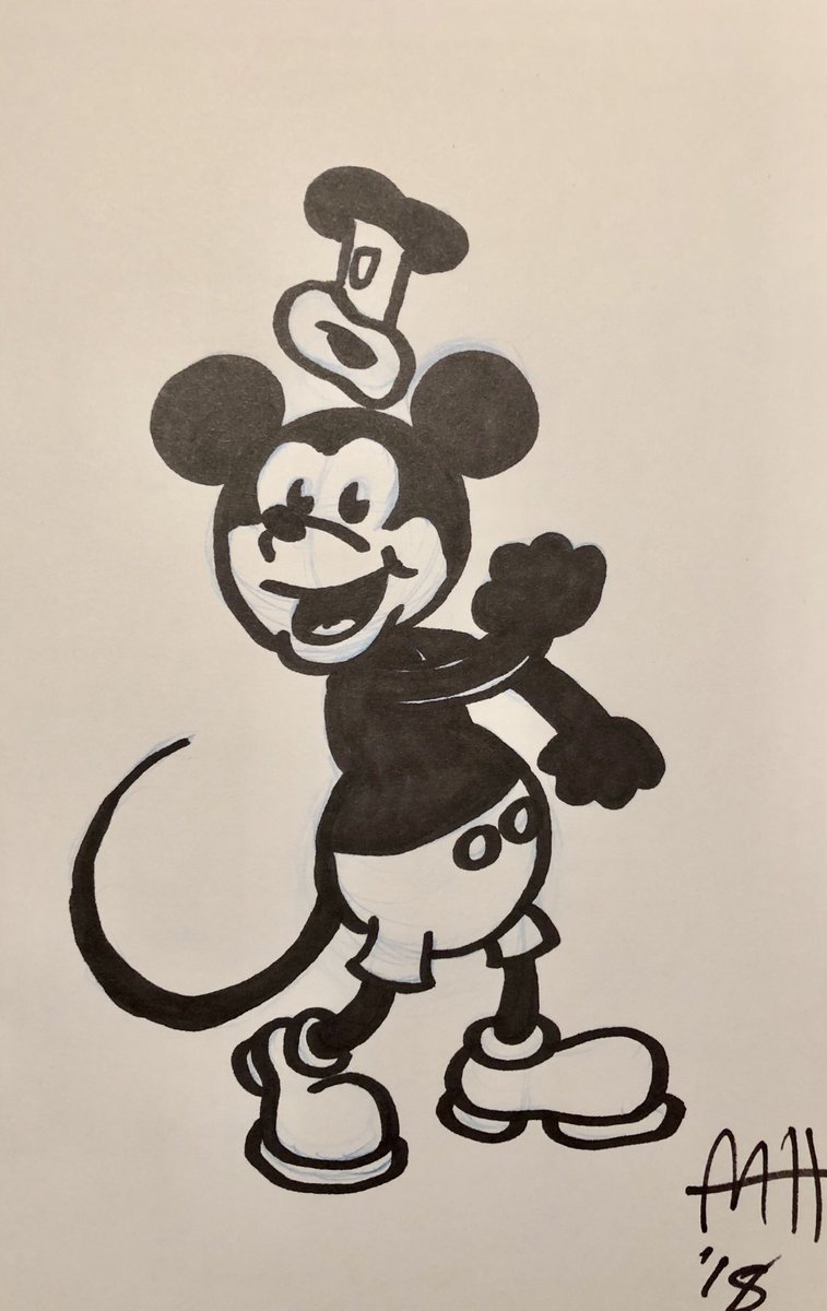 jk_antwon's tweet photo. @JamieCosley @jmaruyama Ok @JamieCosley here’s my take on steamboat Mickey for the #quickmickey challenge. I’m going to nominate my buddy @JimmyinGA https://t.co/WsOhWhMQVr