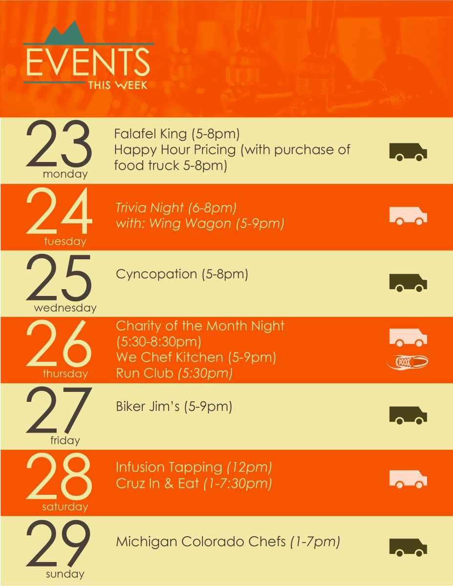 Weekly event line up + what's coming up <a href="/Two22Brew/">Two22 Brew</a>! mailchi.mp/7ce153482a8e/t…