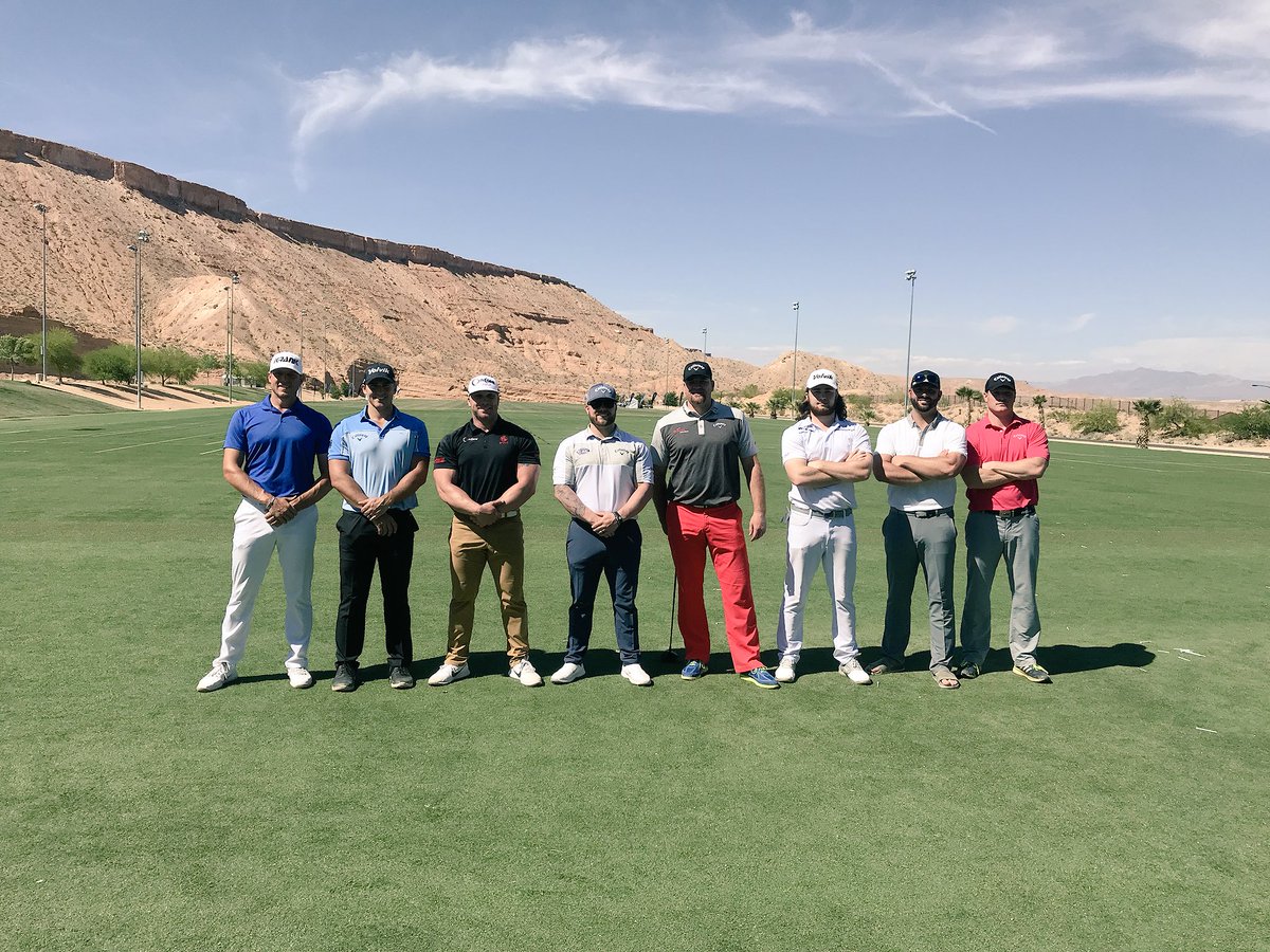 The Final 8 at #ClashInTheCanyon: Defending Champ <a href="/RyanReisbeck/">Ryan Reisbeck</a>, World No. 1 <a href="/justinjamesgolf/">Justin James</a> along with <a href="/jimwld/">Jim Waldron</a> <a href="/SwingEvolution/">Ryan Steenberg</a> @MooseLong <a href="/WillHogue/">Will Hogue</a> @kyleberkshire12 <a href="/NickKieferLD/">Nick Kiefer</a>! Tomorrow Night 7pm ET on <a href="/GolfChannel/">Golf Channel</a> #WorldLongDrive