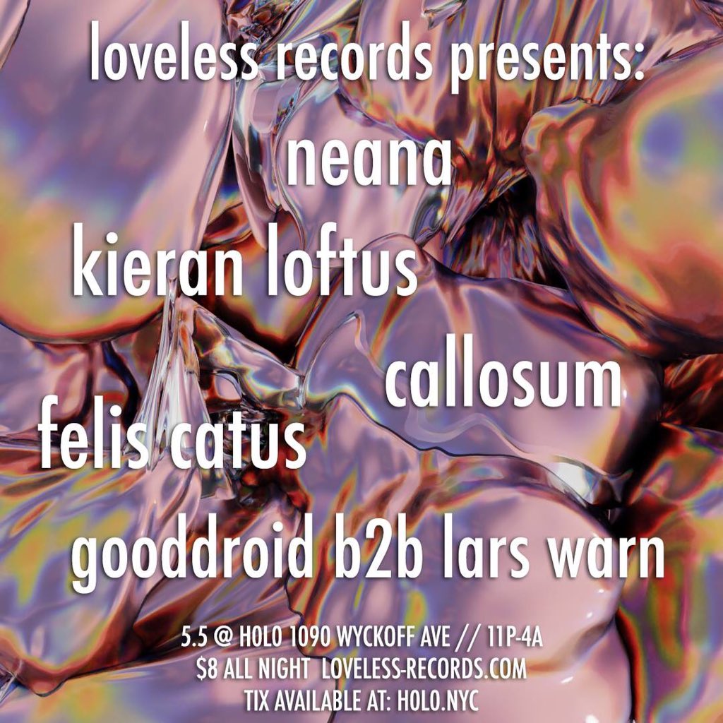 i'm playing in NYC @ H0L0 in 2 weeks with <a href="/GangFatale/">GΔNG x FATALE</a> guy Kieran Loftus >>>>
facebook.com/events/2197790…