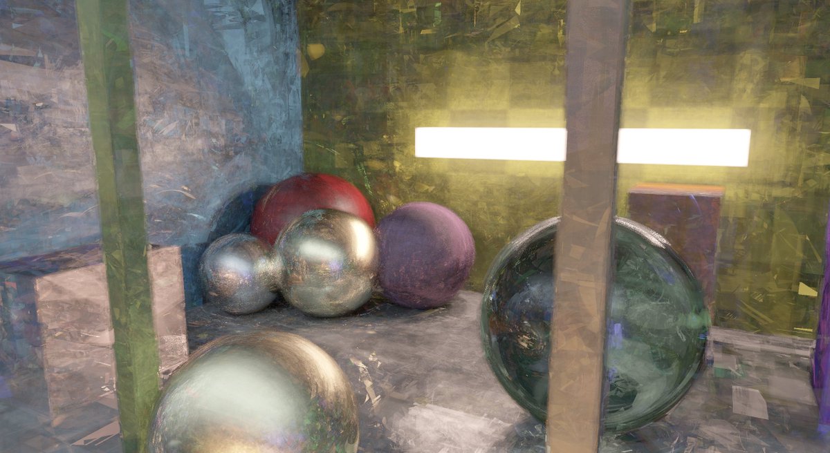 _romansmirnov's tweet photo. Ok, I made a completely broken version of pathtracer. Here it is: https://t.co/ByZ7zMOOZ3 https://t.co/N9ChpQu8DL
