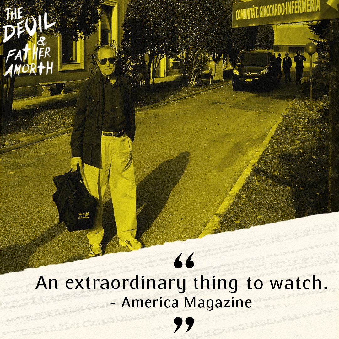 DevilAndFather's tweet photo. See the documentary that's shocking critics. @WilliamFriedkin's The Devil &amp; Father Amorth is now playing in select theaters. Available on demand &amp; digital HD Tuesday. https://t.co/AxlR5oi2Ds