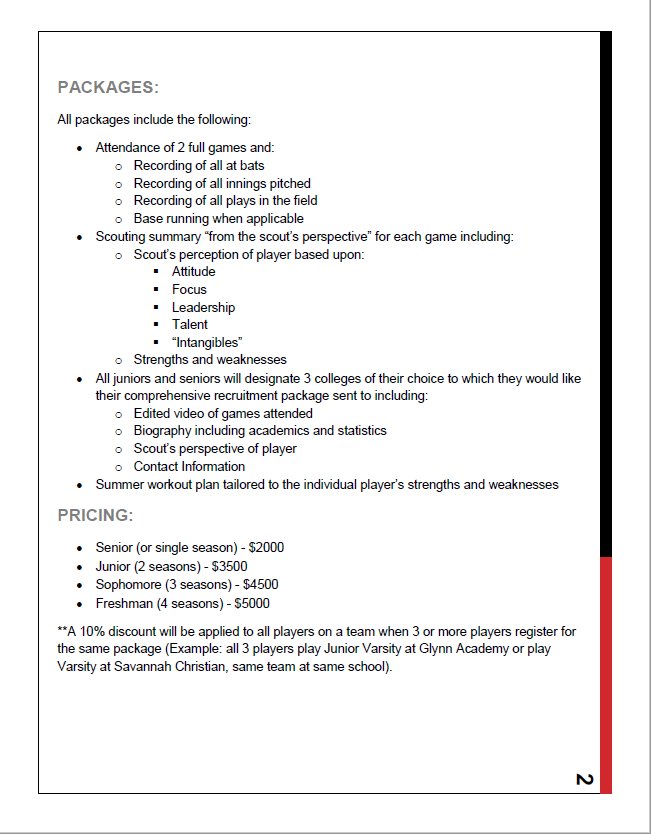ProspectGeorgia's tweet image. Attached is our information pamphlet including detailed information about who we are and what we will be doing! Follow us, like and follow our Facebook page Georgia Prospect Baseball, and contact us if you think that you have what it takes to play at the next level!