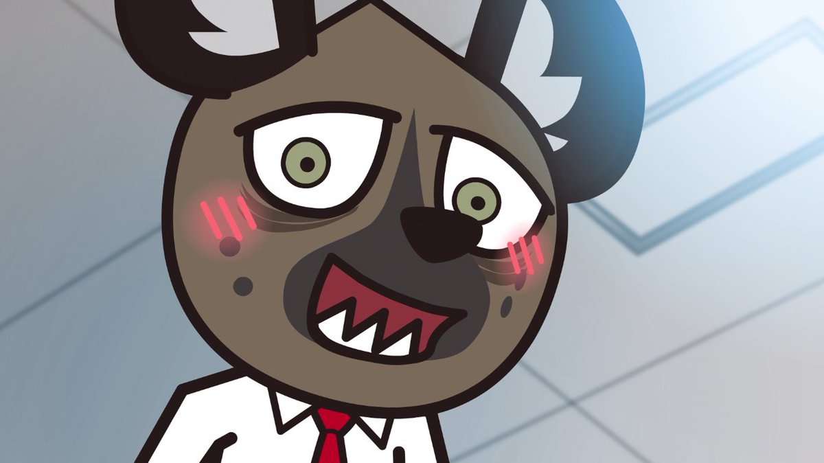 tanchand's tweet photo. PLEASE LET ME PROTECT HIM. HES JUST ADORABLE AND WONDERFUL AH!- HES SUCH A SWEETHEART! 
#Aggretsuko #Netflix #Aggretsukohaida #haida https://t.co/h0tO00cWhn