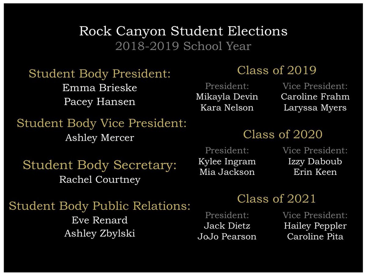 RCHS Student Council tweet media