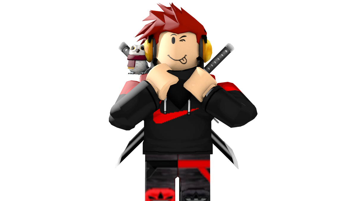 Roblox Guy Holding Gun PNG