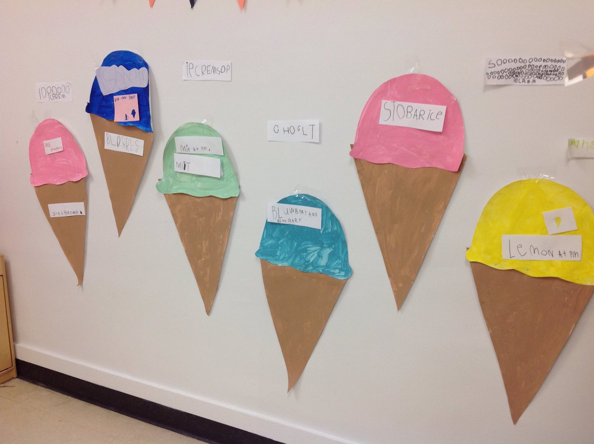hollydumond's tweet photo. "Ice Cream Shop" is open for business! @MulveySchoolWSD #FDKwsd https://t.co/vOPrL3bRAO