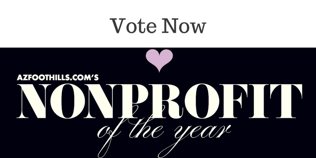 We need your help! Vote for us at bit.ly/WeNeedYourHelp… and help us win a $100,000 media sponsorship package from Arizona Foothills Magazine.