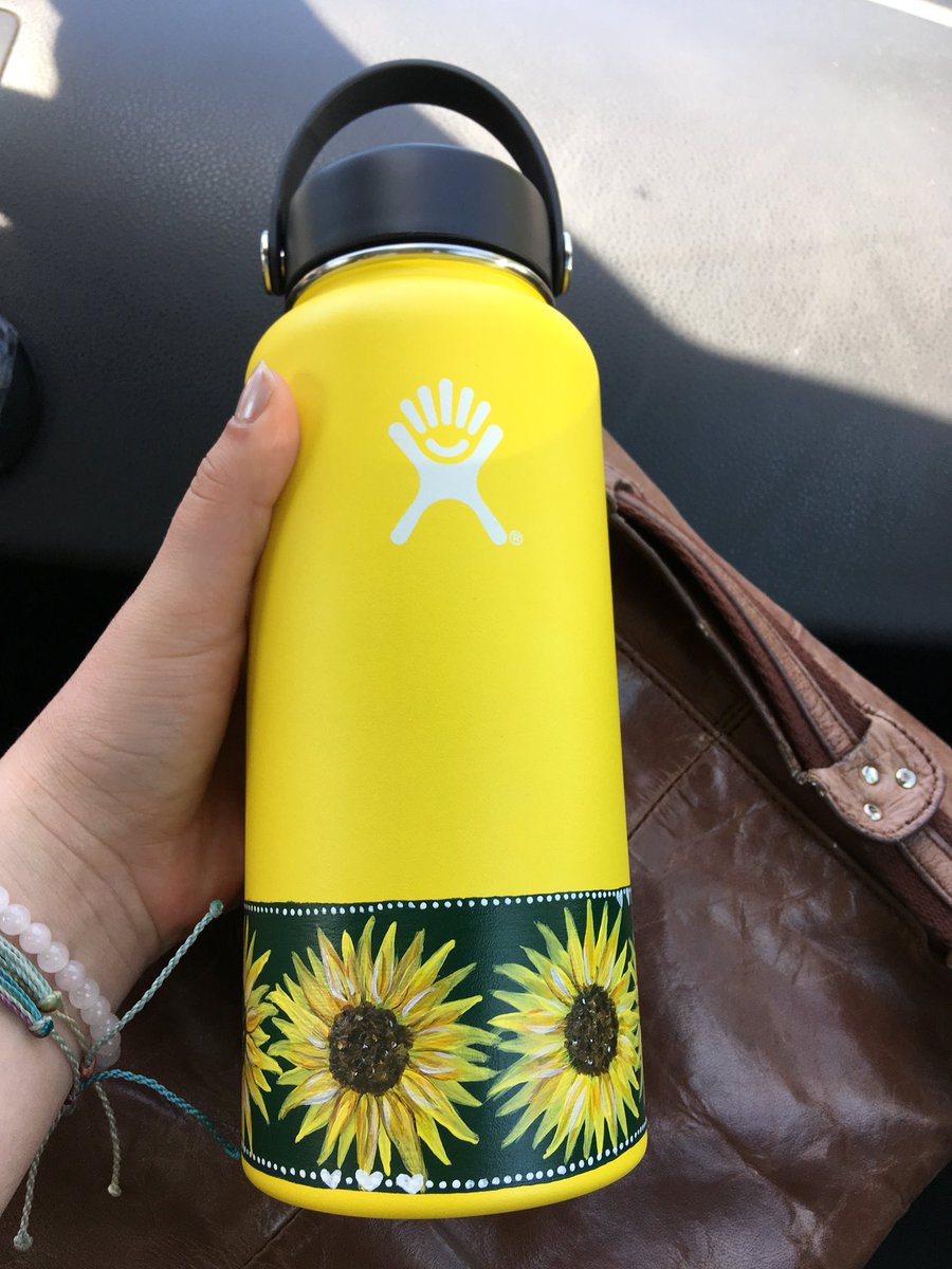 painted yellow hydro flask