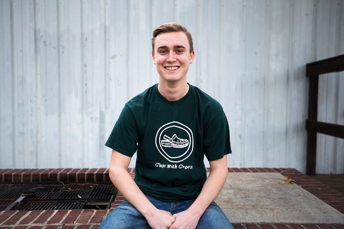 msuchops's tweet photo. Bringing back the “Chops with Crocs” classic for only $10! Contact a brother to place your order ASAP. Big shoutout to our model @JakeWieter as well. https://t.co/FDpu8CvgYk