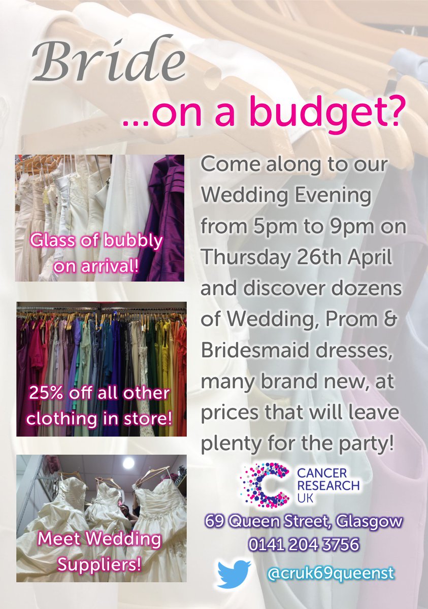 cruk 69 queen street shop on twitter thursday 5 9 is our bride on