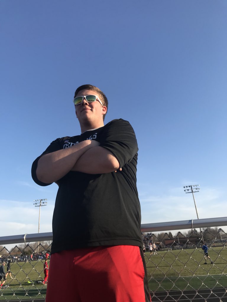 cf_throws's tweet photo. Congrats to Ben Sack on a throw of 41 feet 6 inches in the shot put! #PRCITY https://t.co/bL9TnH8Tu8