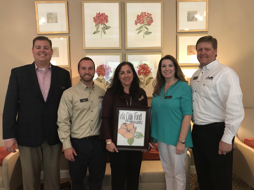 MastersPropInc's tweet image. The Masters Properties team was honored to sponsor a luncheon today for Parkinson’s Awareness Month! Our very own Cathy Schlaff has started the Vitto Oddo Fund in honor of her father, and we could not have been happier to have been a part of this special day!