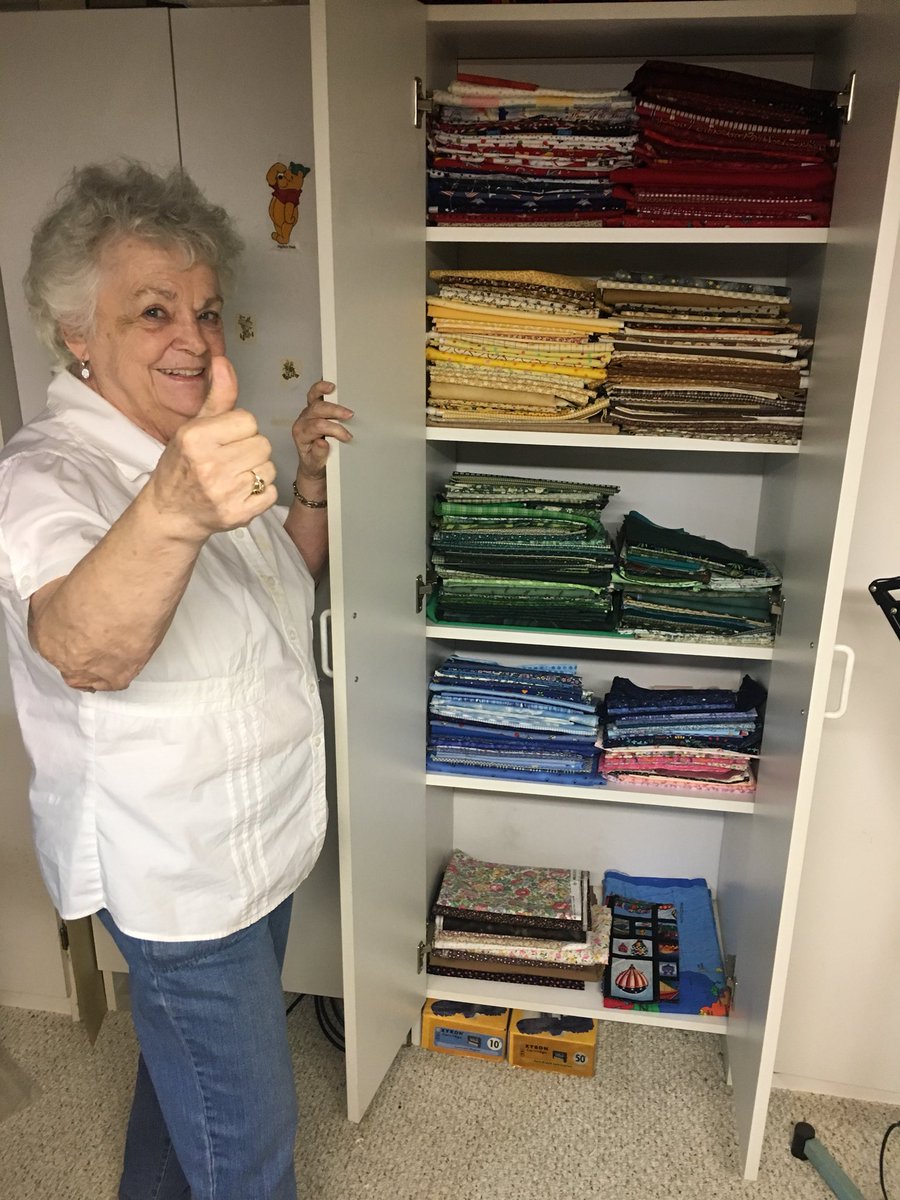 My grandma color sorted all her fabric and wanted me to “ask the Internet if I did good”
