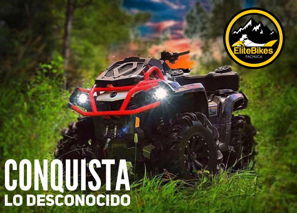 canampachuca's tweet photo. El gran placer de la vida es hacer lo que la gente dice que no puedes ๐
#OutlanderXmr #canam #CanamOffroad #EliteBikesPachuca https://t.co/se0SFaTRf5