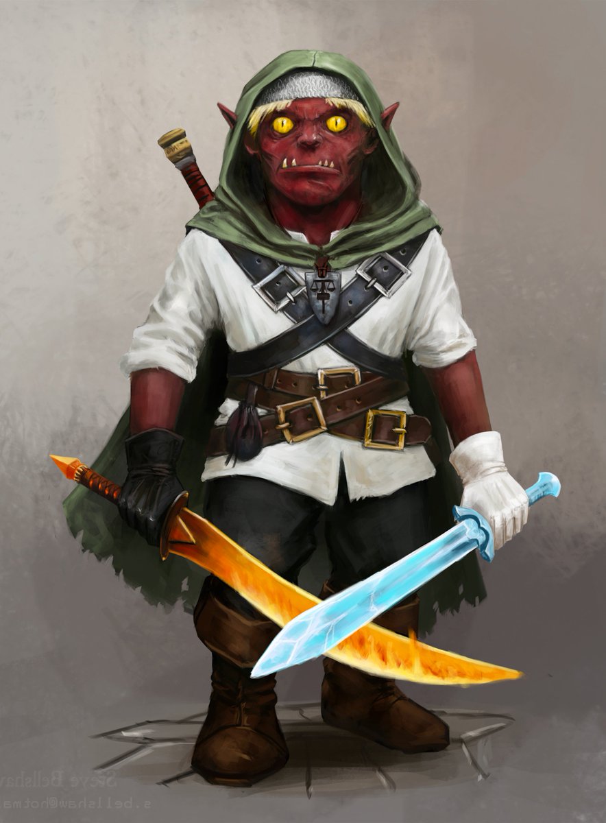BellshawS's tweet photo. Had a run a fab character commissions including Slydanthis, the Goblin Paladin! Painted for @Slydanthis_Gack   #DnD #DnD5e #RPG https://t.co/pqy5RMQLHb