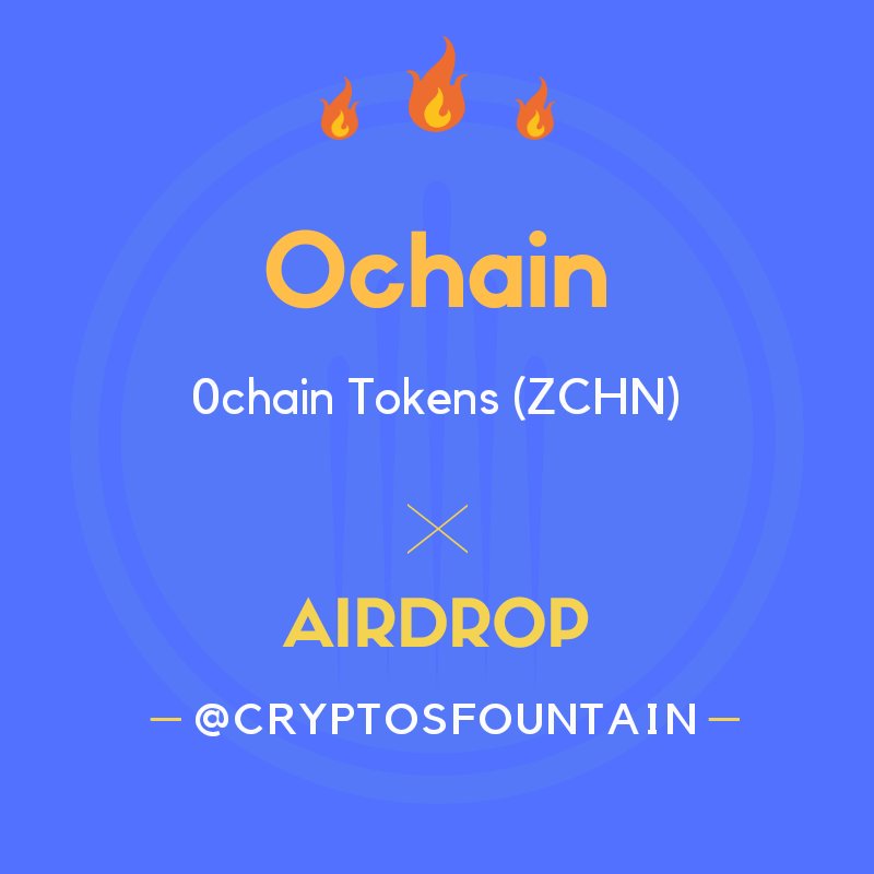 CryptosFountain's tweet photo. 🎉 New Airdrop: 0chain 🎉
Reward: ZCHN Tokens

Instructions
1. Go to airdrop page
https://t.co/GHdzDqH1t7

2. Click on 'Airdrop' button

3. Subscribe to newsletter

4. Follow on Twitter &amp; join Telegram group

5. Fill the form with your info

@0costcloud https://t.co/yUrvedJhby