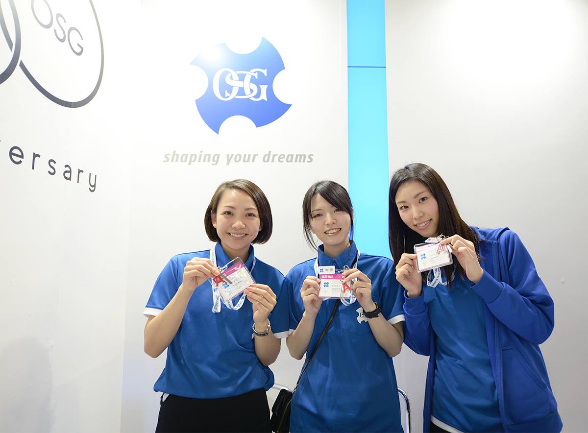 OSGCorporation's tweet photo. #INTERMOLD2018（第29回金型加工技術展）ではたくさんのご来場、誠にありがとうございました。新製品の発表や「Aブランド」のラインナップ追加のお披露目をさせていただき、大盛況のうちに終えることができました。これからも皆様に確かな品質と信頼、満足をお届けできるよう努めてまいります。 https://t.co/f6sbPz73Hg