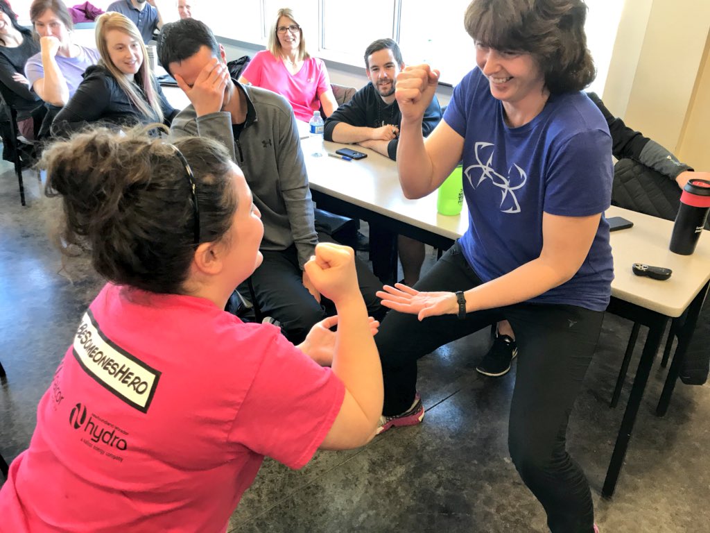 LifeIsAthletic's tweet photo. Honoured 2learn with #NewfoundlandLabrador HS #PERockstar #teachers @PESICNL looking forward 2 tomorrow! Shane thanks 4 the 10,000 Step Tour #QPE4ALL @ThompsonKto12 https://t.co/dTurHJL01w