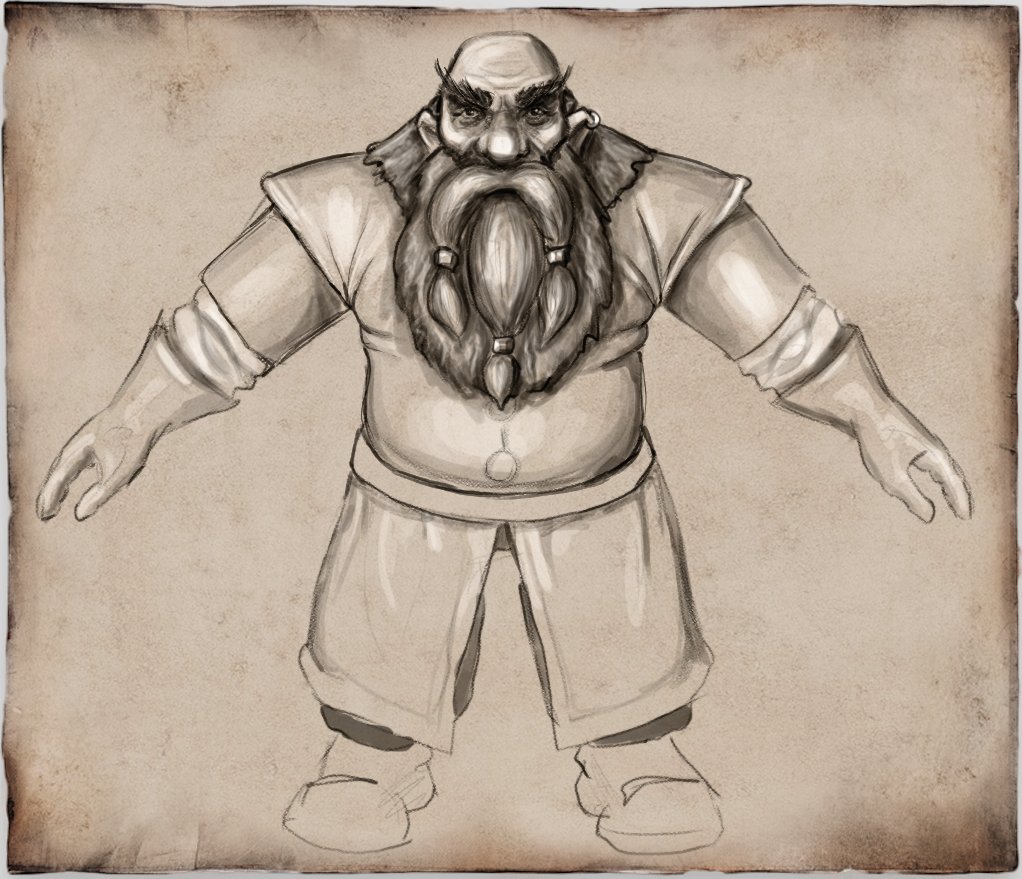 ShortAndSturdy's tweet image. Refinin' the master dwarf for Short and Sturdy! #conceptart #gamedev #indiedev
