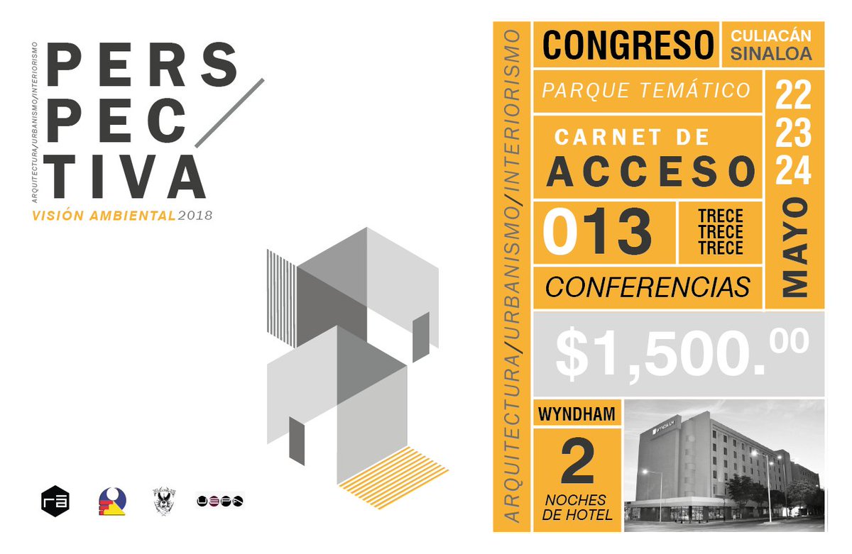 UEPASINALOA's tweet photo. ¿Eres foráneo y te gustaría asistir a nuestro congreso?

Perspectiva 2018: Visión Ambiental.
22,23 y 24 | Mayo 2018.
Parque Temático | Culiacán.

Más información.

Laura Rivas | 6673245877
Karla Sánchez | (55) 3408 6769

¡YA A LA VENTA! https://t.co/tjTZKrrp5S