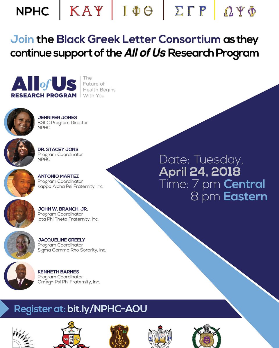 NPHCHQ's tweet image. #JoinAllOfUs @AllofUsResearch