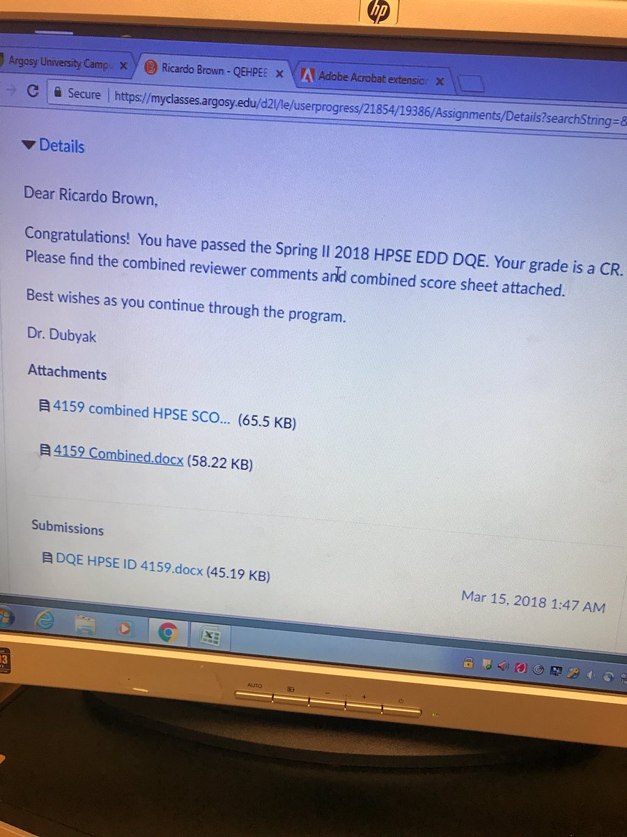 historical_educ's tweet photo. Totally made my day. I’m one step closer to being Syntel Brown, EdD. #soon2bEdD #EdD #doctor #countryboyfromGriffin https://t.co/A09Vy0NEt0