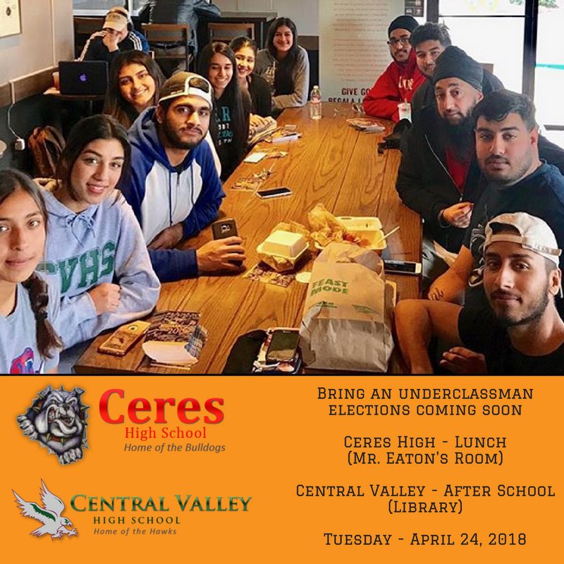 JakaraMovement's tweet photo. TOMORROW come out #CeresHigh and #CentralValleyHigh for our update meetings. Ceres High see you at lunch! Central Valley see you after school. Please helps get out the word. We will be updating about events, shirts, stoles, and upcoming elections!!! https://t.co/vK6qNIj0lj