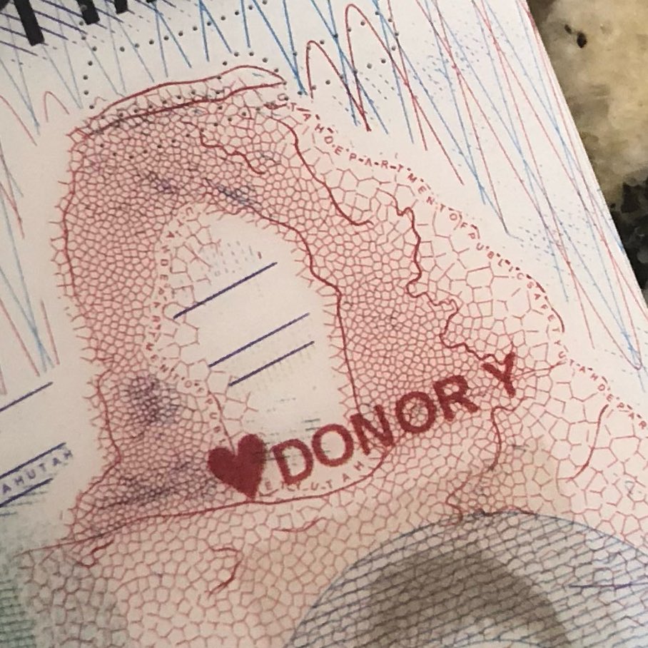 BrandyALee6's tweet image. I hope there is never a question about my desire to support #organdonation ❤️I was excited to see this little designation on my #Utah driver’s license. When you renew, be sure to support @yesutah and #checkyes! Your healthy body can save up to9️⃣lives.