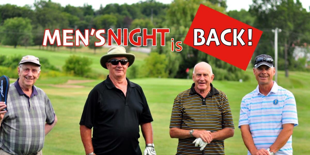Men’s night golf this Thursday. Power Carts will be available #napanee #napaneegolf #alwaystimefornine