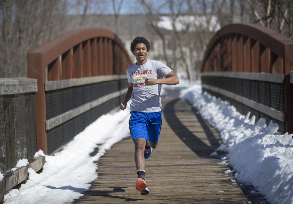 StribSports's tweet image. Felled by stroke, Maple Grove runner rebuilds left side with grit and a smile bit.ly/2HmrRsO