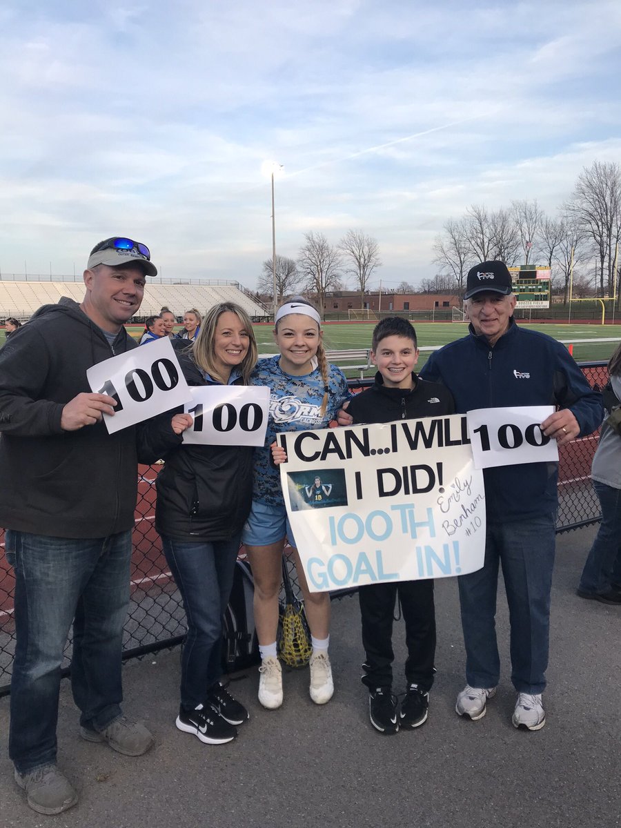 CarolynBenham's tweet photo. Congratulations @emily_benham10 on your 100th goal!  Go Greece Storm!  @GatesChiliFB https://t.co/vv9xyFat5p