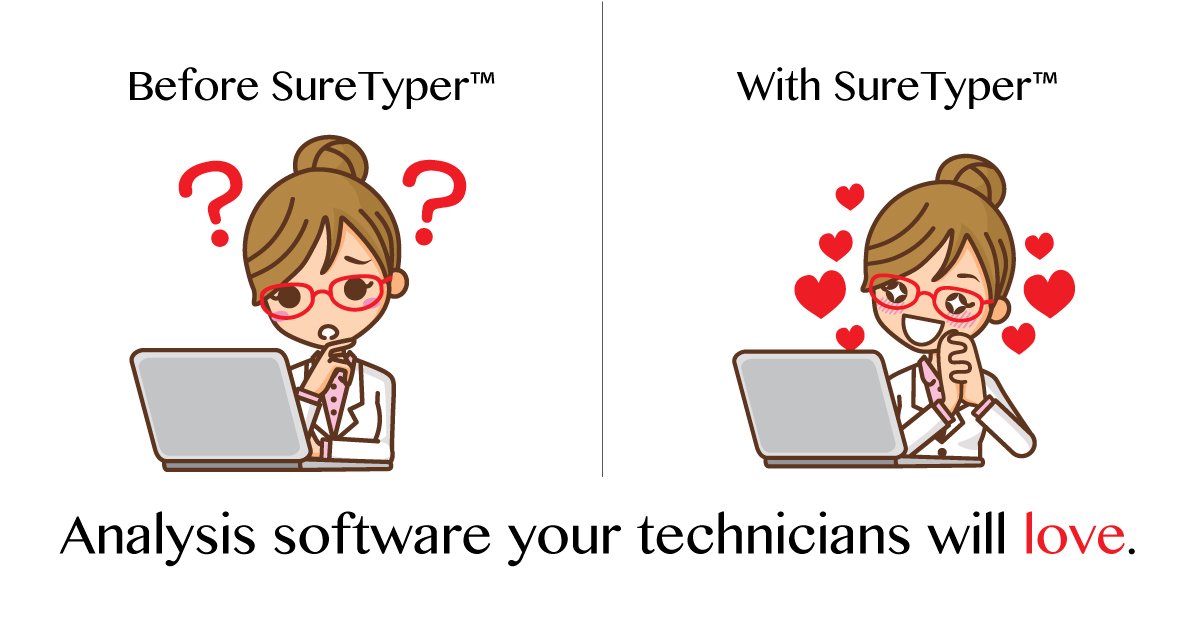 OneLambda's tweet image. #HLA is complicated but your analysis software shouldn’t be.   SureTyper software and LinkSeq #RealTimePCR…   your lab techs will love you. go.1lambda.com/2HVhqcR