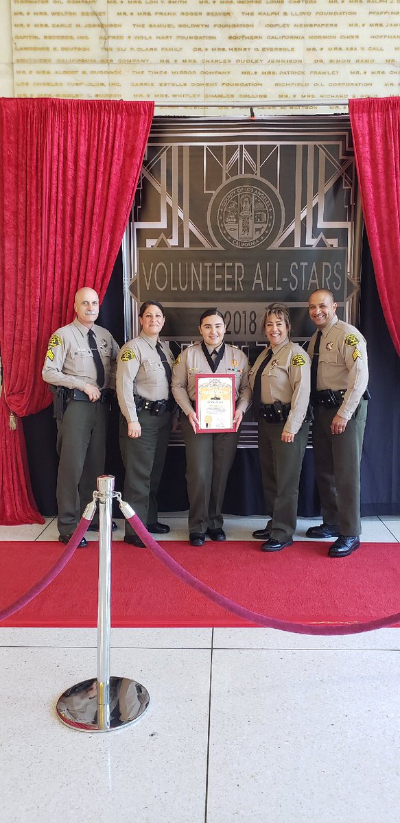 LasdExplorers's tweet image. Congrats to LASD Explorer Berlin R., the LA Co. Sheriff’s Youth Volunteer of the Year at Dorothy Chandler Pavilion in LA this afternoon representing the Pico Rivera Station. Great Job!