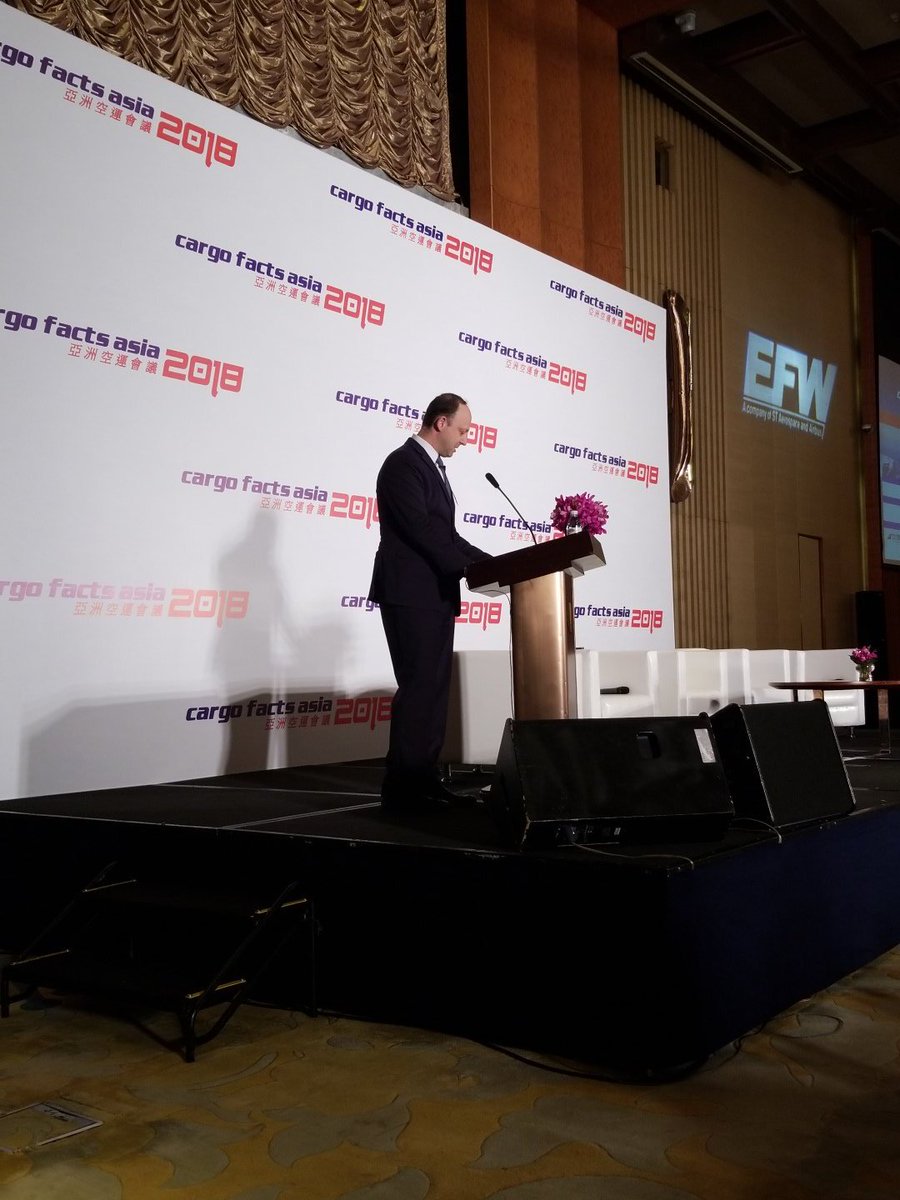 CarynLL's tweet photo. Welcome to #CFAsia18! @CargoFacts CEO JJ Hornblass is kicking off what's sure to be a great conference. https://t.co/2XDOm3ioPn