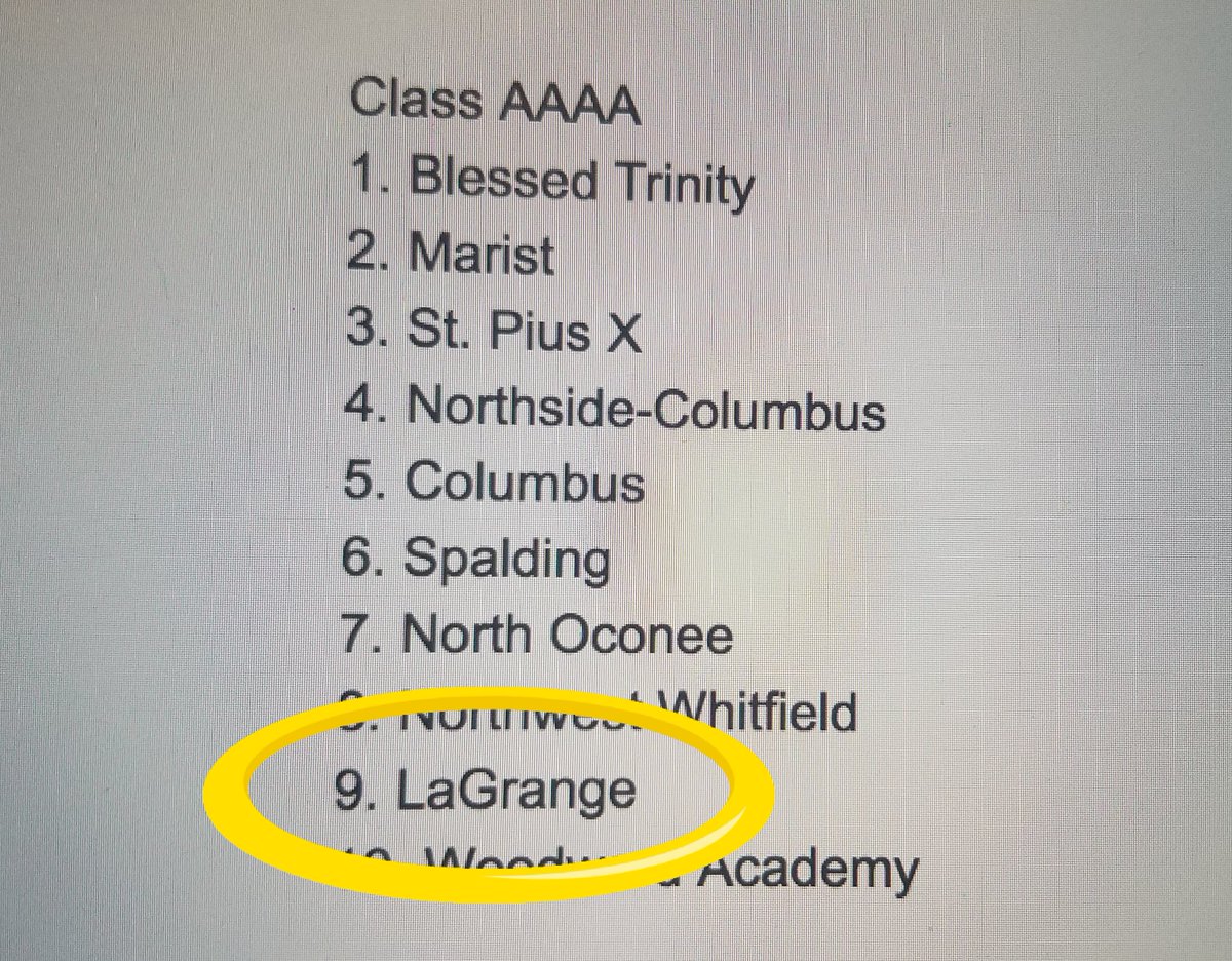 andyfritch's tweet photo. Always nice to see our team in the state rankings! #RespectTheStar https://t.co/wGPGMKTkss