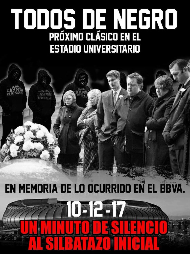 SoyCapi's tweet photo. ¡¡TODOS DE NEGRO AL VOLCÁN!! 

No se vuelvan fríos, tibios, amargos como los de enfrente. Esta es una fiesta y la vivimos todos. #ClásicoRegio 🐯💙 https://t.co/pUdcB8XNXu