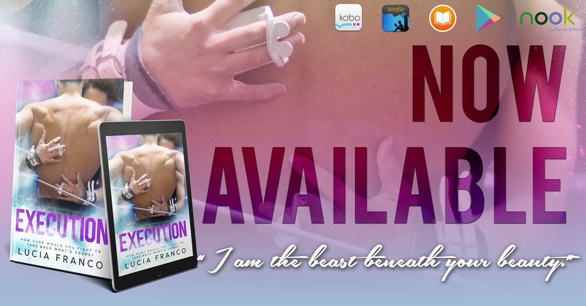 Elizabeth_Dawn2's tweet photo. ✰ #NEWRELEASE ✰
Execution by @lucia_franco_ is available now! 💜 #forbiddenromance 
Amazon: https://t.co/c5CI50B8Vu
Nook: https://t.co/LCKWI7gtrN
Kobo: https://t.co/EYtHDhaqvL
iBooks: https://t.co/ZKtSxPf3ql
Google Play: https://t.co/PRInTOfuzx https://t.co/ymMf81tT68