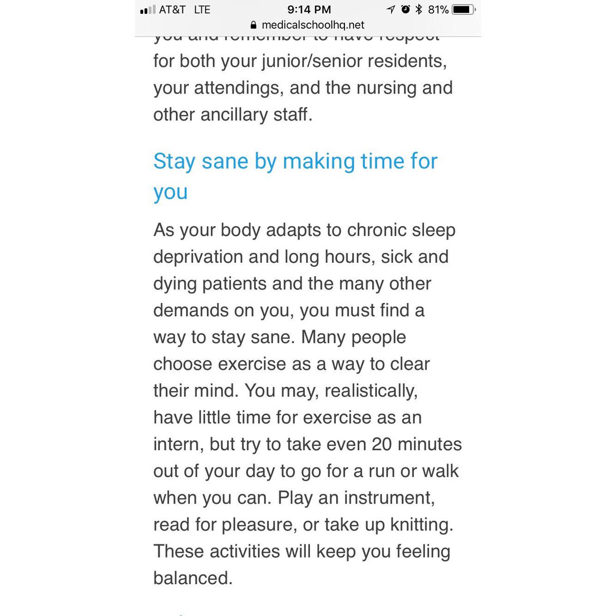 Never2lateENC's tweet photo. Some tips on how to survive being a medical intern! #nevertoolate https://t.co/RMMXr71iqD