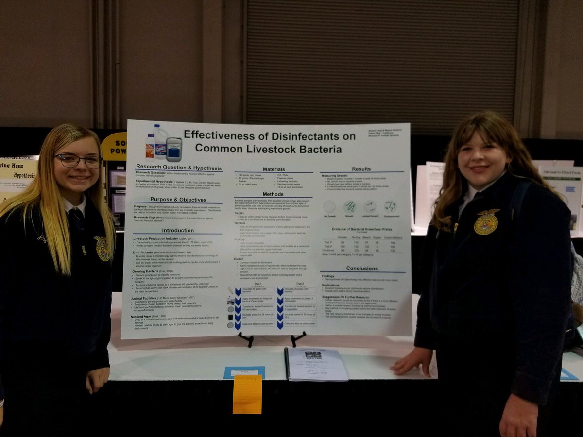 exeterffa's tweet photo. Agriscience competitors interviewed and displayed their projects today at State Conference. Good luck to all competing! #exeterffa https://t.co/e73uie8Pmi