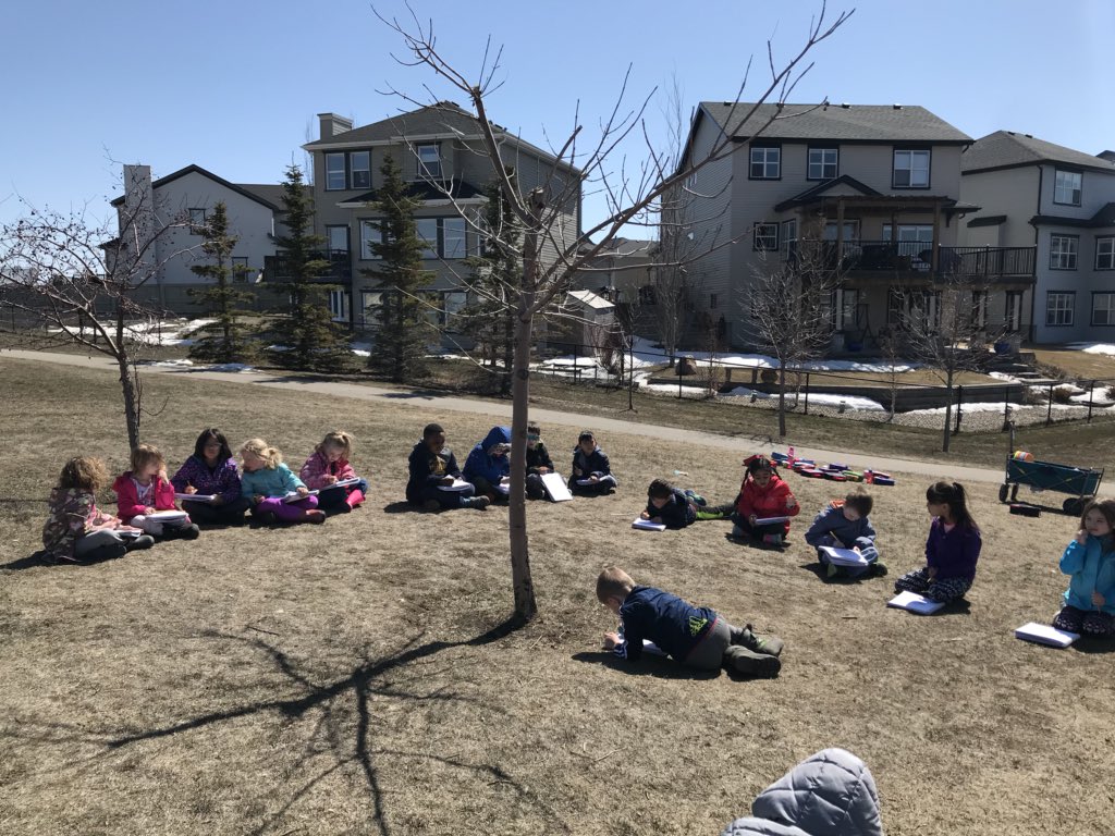 CF_kindies's tweet photo. “It’s a wondrous thing when the wild calms the child” - unknown #EarthDay #cbeliteracy @Copperfield106 https://t.co/od2Buofe0X