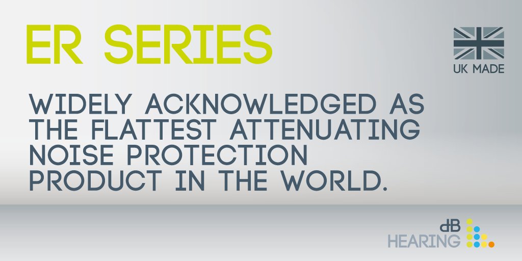 Musicians, don’t end your career with a careless approach to #hearingprotection but invest in personal #earplugs designed to fit your inner ear perfectly. The ER Series gives you serious noise protection while enabling you to experience detailed #audio #musician