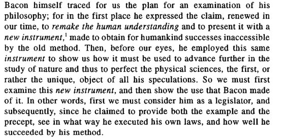 For those absolutely new to this, we're dealing with Francis Bacon, not Roger Bacon. (Sorry, Shadow Hearts fans)