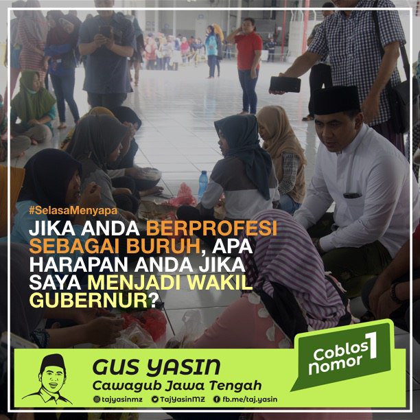 TajYasinMZ's tweet photo. Selamat pagi

Nyuwun bantuannya, njih: tolong sebarkan status saya ini. Saya ingin mengajak diskusi.

Silakan balas atau retweet, njih.

Suwun 🙏 https://t.co/5jxQpN6SGa