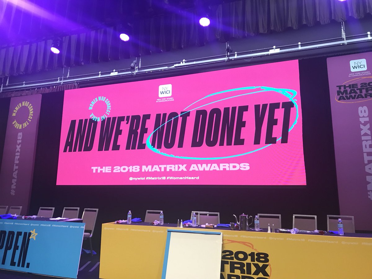 HilareyAnn's tweet image. Today was so #inspiring thank you @NYWICI #Matrix18 #WomenHeard #nywici