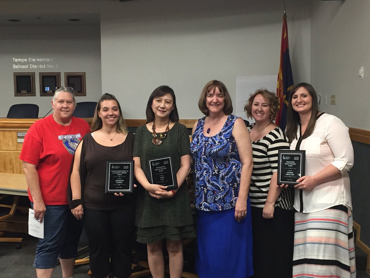 CEC East Valley Chapter recognizes three Combs staff.  Jane Chu and Monae Moulton as Special Educators of the Year and Jennifer Daniels as Exceptional Staff of the Year. Congratulations!