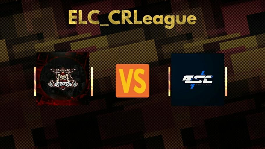 ▪[ #ELC_CRLeague ]▪
✴Jornada 1 - Partido 2✴

💥Segundo encuentro de la liga, #BerserkRV define el partido con un marcador de 4-2 frente a #ESCeSports

<a href="/ESCeSports/">ESC eSports</a> 2-4 @BerserkRV